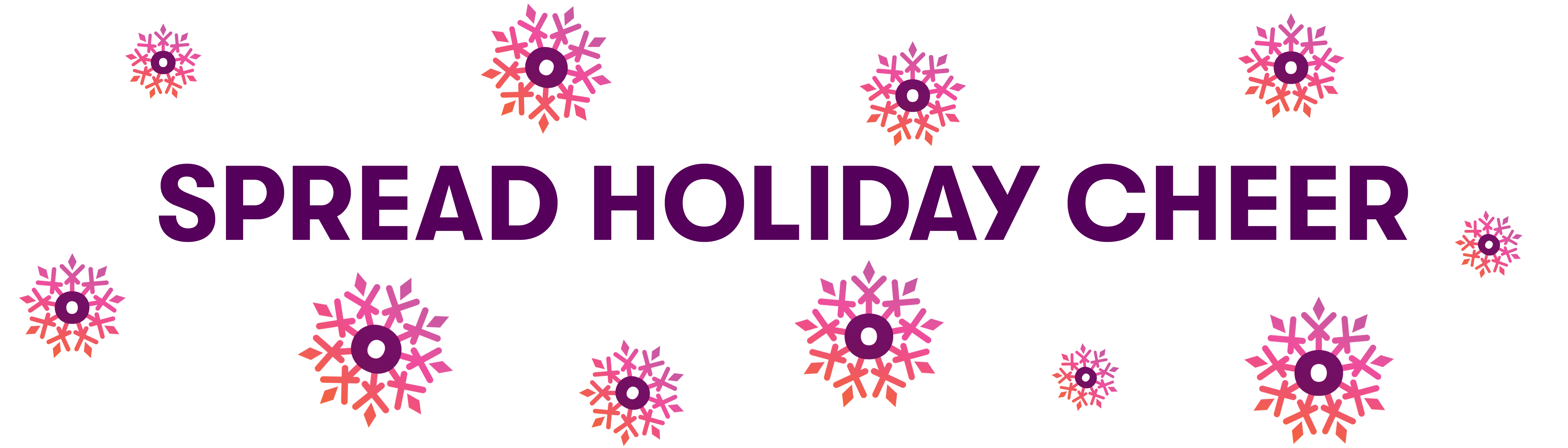 Holiday Cheer Banner Purple